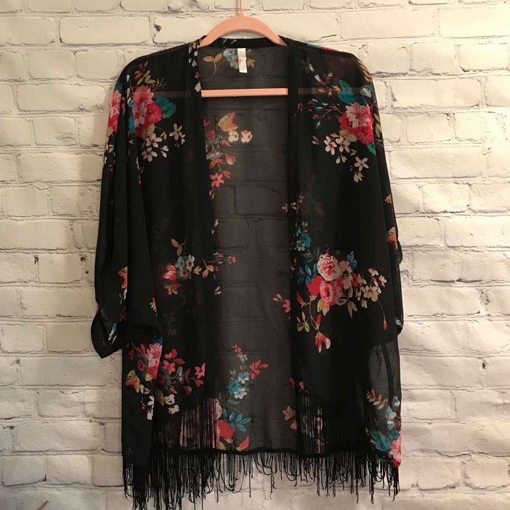 Floral kimono
